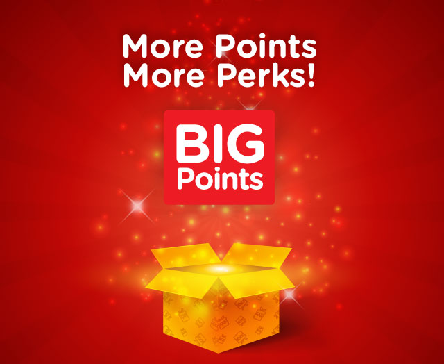 More points, more perks!