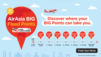 AirAsia BIG Fixed Points - Discover where your BIG Points can take you